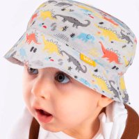 Мека бебе шапка за момче с периферия, снимка 1 - Бебешки шапки - 41138237