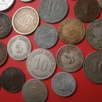 Лот стари не поватрящи се германски монети , снимка 5 - Нумизматика и бонистика - 44259436