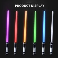 Детска играчка цветен светлинен лазерен меч Star Wars със звук, снимка 1 - Музикални играчки - 40859720