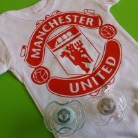 Бебешко боди Манчестър Юнайтед, снимка 4 - Комплекти за бебе - 31123221