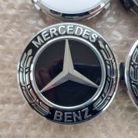 Капачки за джанти Мерцедес Mercedes 75мм външен размер, снимка 5 - Аксесоари и консумативи - 36013164