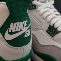 Nike Air Jordan 4 Retro Pine Green Original Нови Оригинални Мъжки Обувки Кецове Маратонки Размер 44 , снимка 5 - Кецове - 40328259