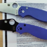 Сгъваем нож Spyderco  Paramilitary, снимка 13 - Ножове - 40377095