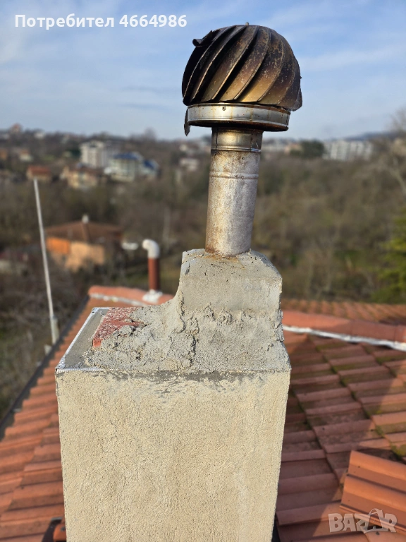 Коминочистач почиства комини камини отдушници почистване на улуци, снимка 1