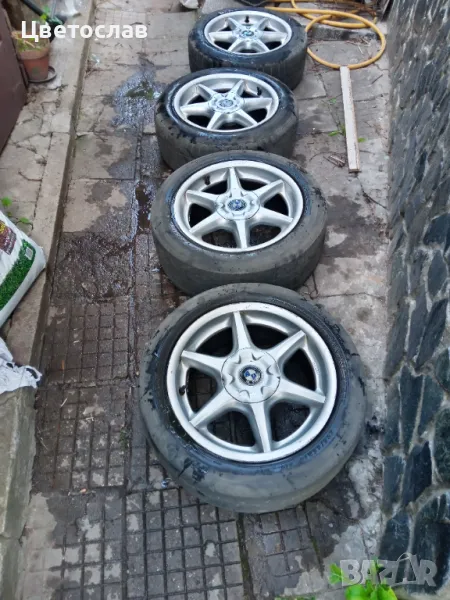 Лети джанти с гуми за БМВ е46 , снимка 1