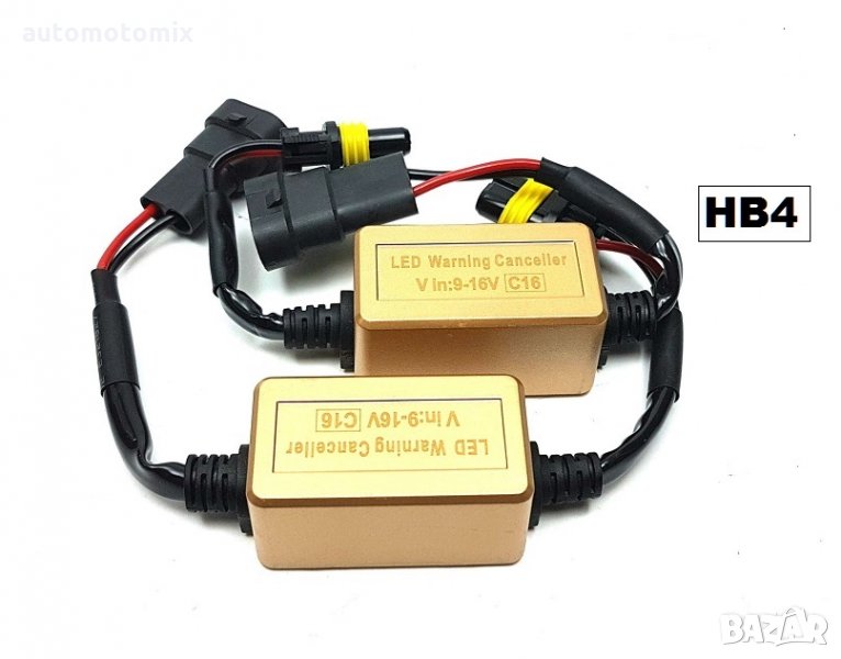 КАБЕЛ CANBUS ЗА LED КРУШКИ HB4/9006 2БР, снимка 1