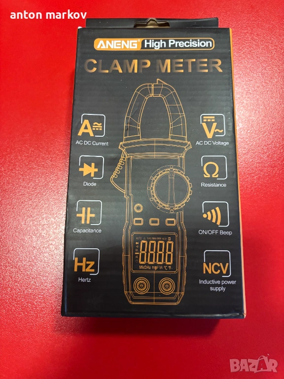 Измервателни клещи ANENG, снимка 1