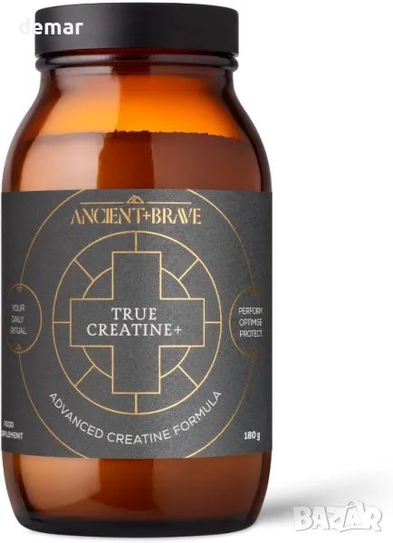 Ancient + Brave - True Creatine+ - 180g креатин монохидрат на прах за жени, възстановява мускулите, снимка 1