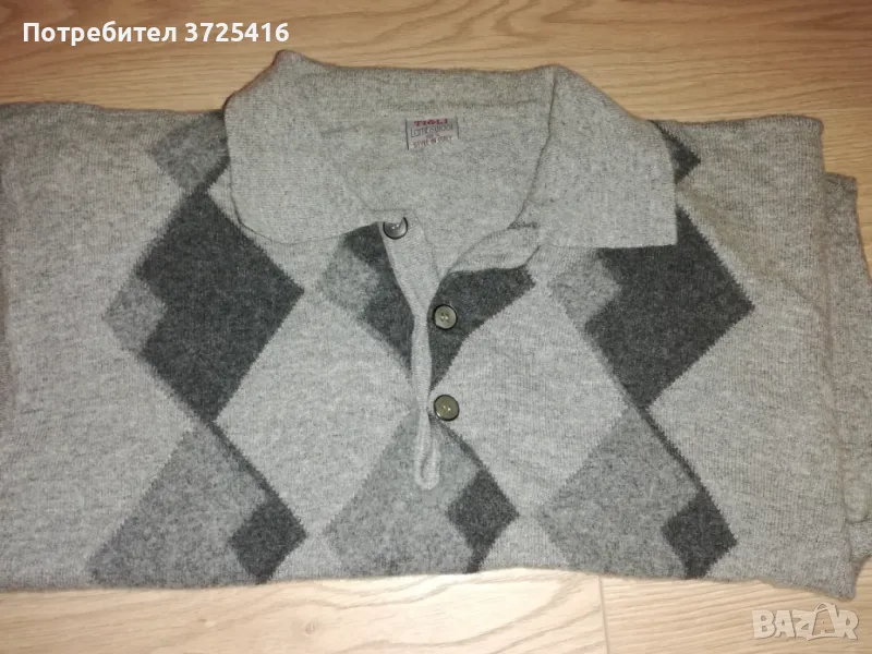 Сива блуза с дълъг ръкав , снимка 1