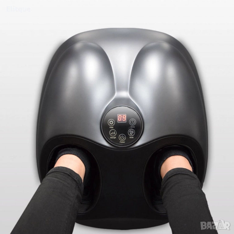 Немски QCV Ролков масажор за крака с въздушно налягане с функция за нагряване и компресионна техноло, снимка 1