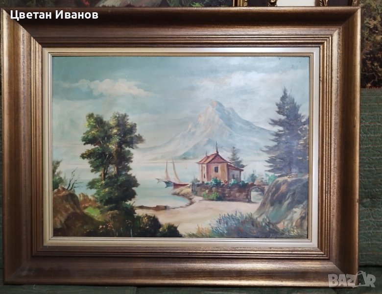 Рисувана картина с размери 92/72, снимка 1