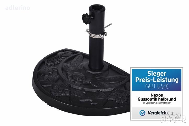 Тежест за чадър, 9 кг, половинка, полирезин, снимка 1