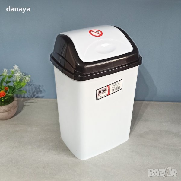 3409 Кошче за отпадъци с люлеещ капак, 3.5 литра, снимка 1