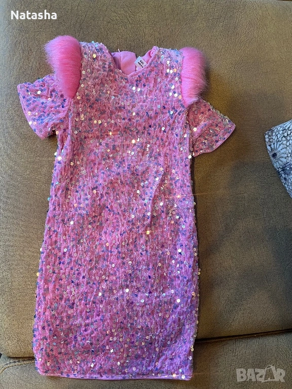 Рокля с пайети  за момиче., снимка 1