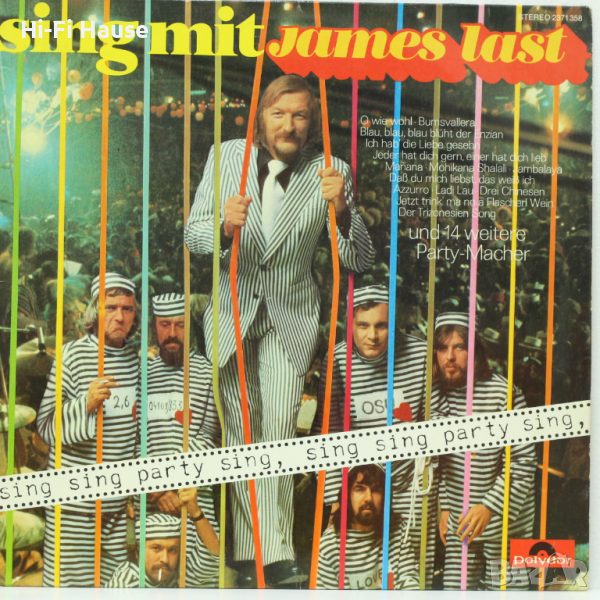 James Last-sing mit sing pary-Грамофонна плоча-LP 12”, снимка 1
