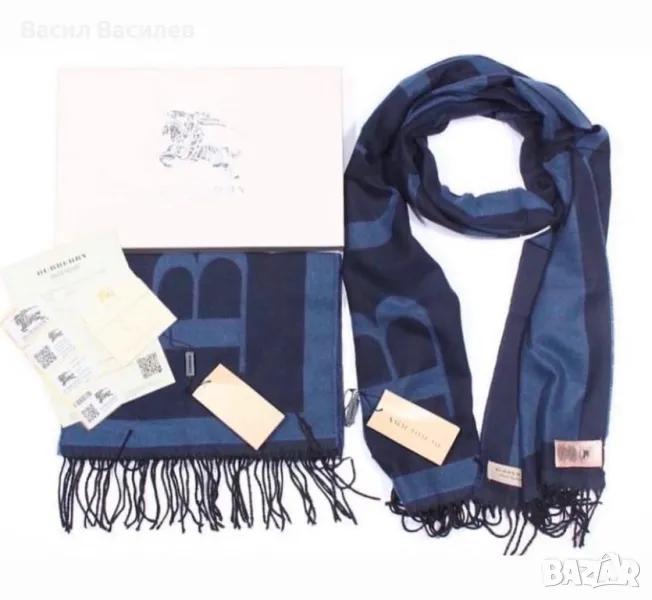 Мъжки шал Burberry, снимка 1