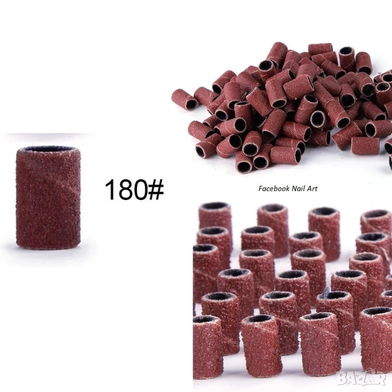 100 броя Шлайф цилиндър за електрическа пила, снимка 1