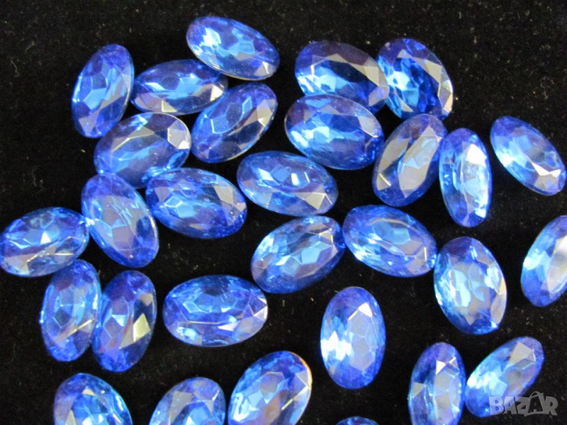 Антикварни Винтич Шлифовани Кристали за Бижута Бохемия, снимка 1