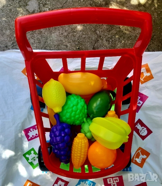 детцка количка с плодове, снимка 1