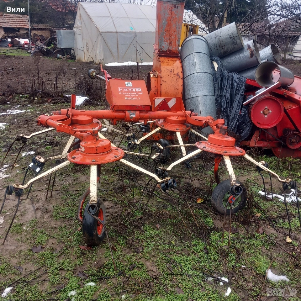 Сенообръщач 6 м., снимка 1