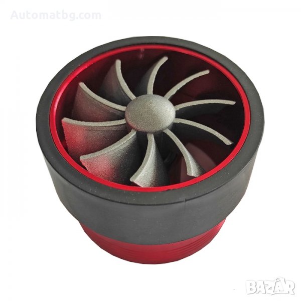 Турбо вентилатор Automat, За въздушен филтър, Една перка, Червен, снимка 1