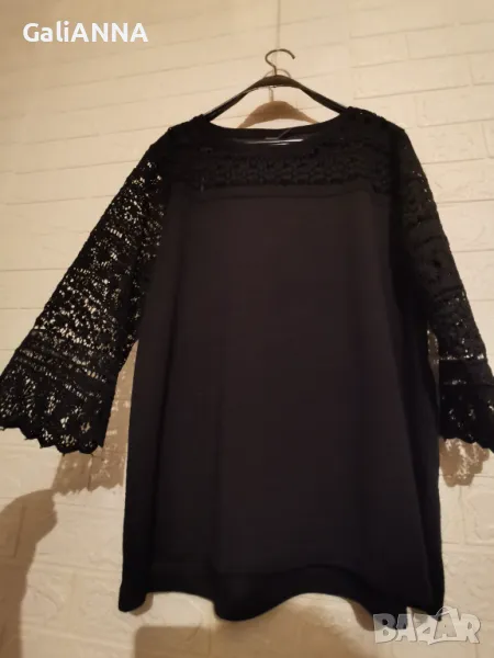 СТРАХОТНА ТУНИКА С ДАНТЕЛА 3XL, снимка 1