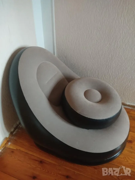 Преносимо надуваемо кресло и табуретка  , снимка 1