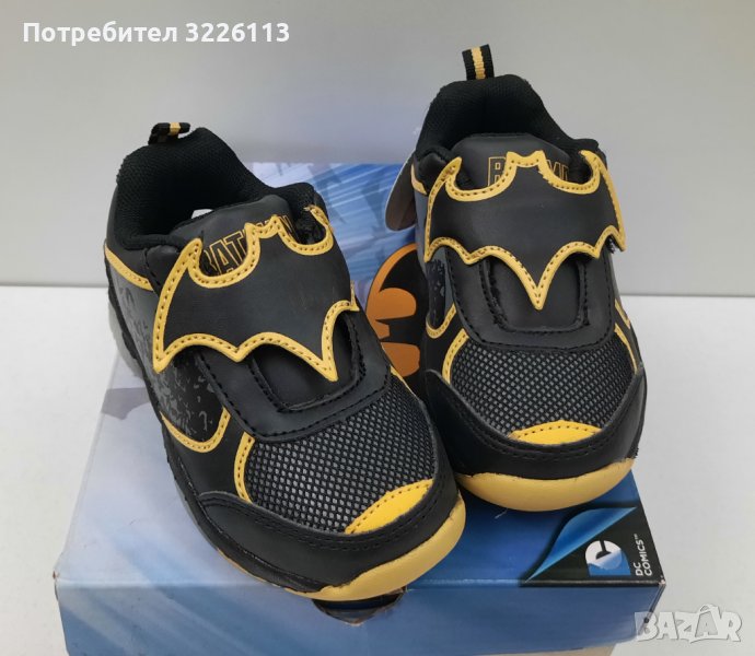 Детски маратонки с лепенка Character LTS Batman, размер 23 /UK C6/ стелка 11.5 см.. , снимка 1