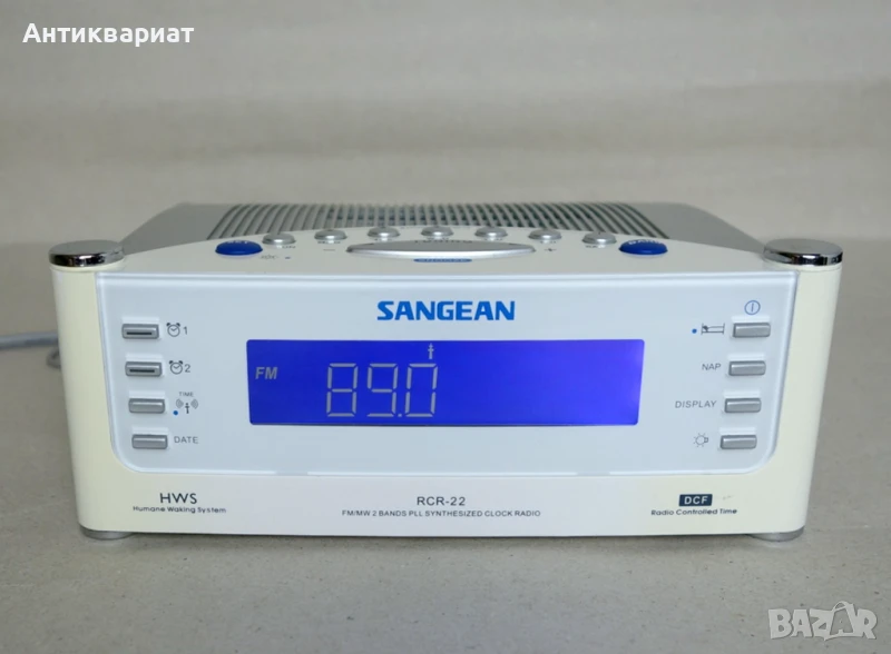 Топ модел настолен радио-часовник Sangean RCR-22, снимка 1