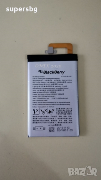 Нова Батерия за Blackberry Keyone Battery TLp034E1 - 3505mAh Оригинал, снимка 1