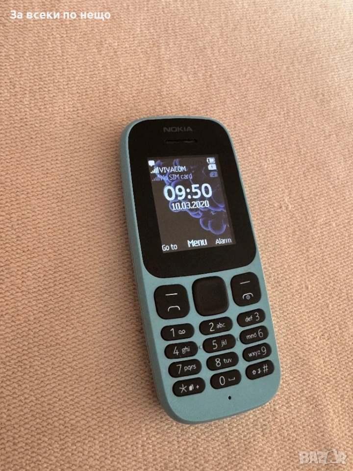 Nokia 105 , Life timer 18 мин. Nokia 105 TA-1034 , Две сим карти!, снимка 1