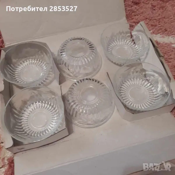 Комплект Стъклени купички 6 бр., снимка 1