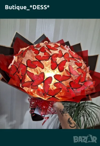 НОВО‼️Светещи, ръчно изработени букети "DESS", снимка 1