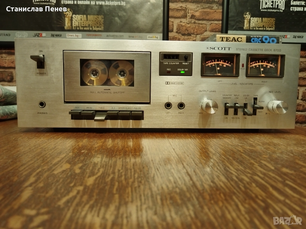 H. H. Scott 670D Stereo Cassette Deck, снимка 1