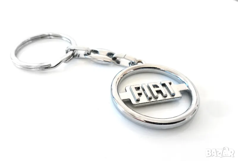 Автомобилен метален ключодържател / за Fiat Фиат / Стилни и Елегантни Авто Аксесоари М2, снимка 1