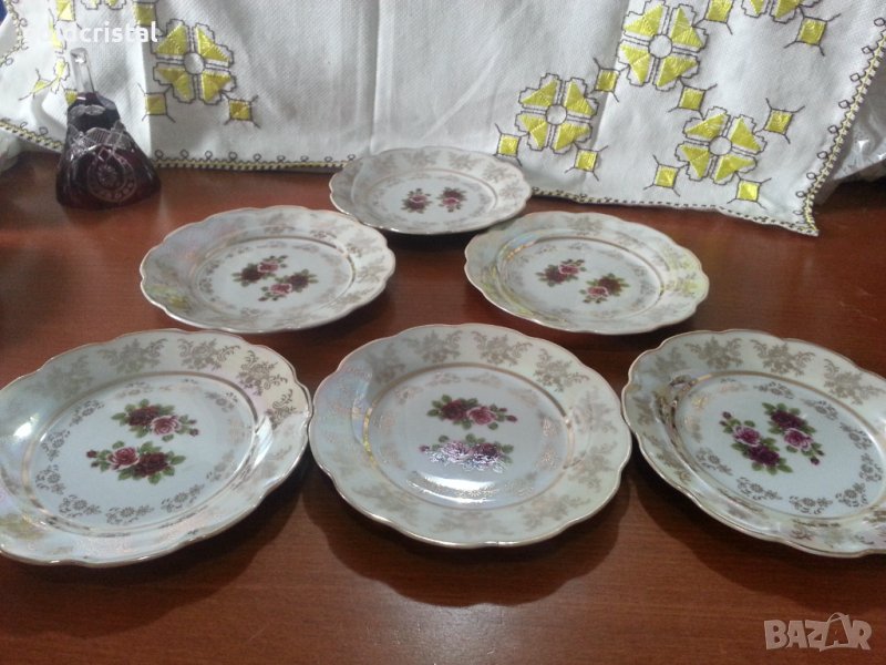 Порцелан Чехословакия чинии, снимка 1