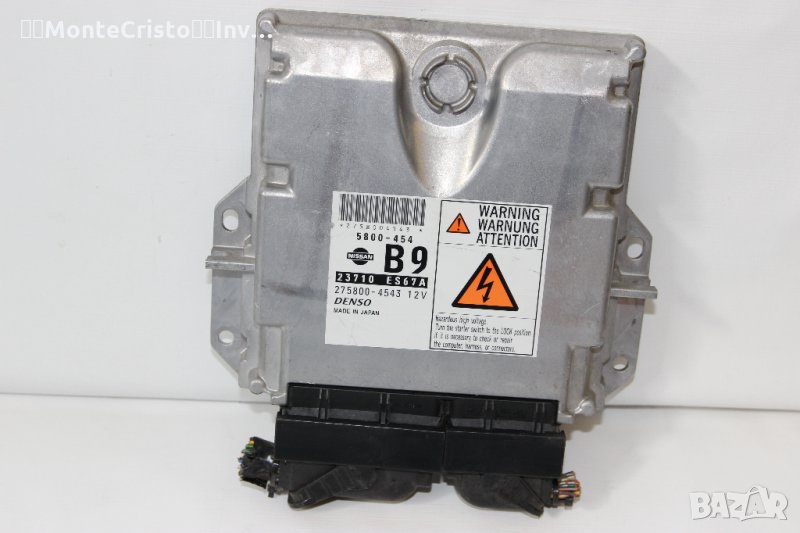 Моторен компютър ECU Nissan X-Trail / 5800454 / 23710ES67A / 2758004543 / 275800-4543 / 23710 ES67A, снимка 1