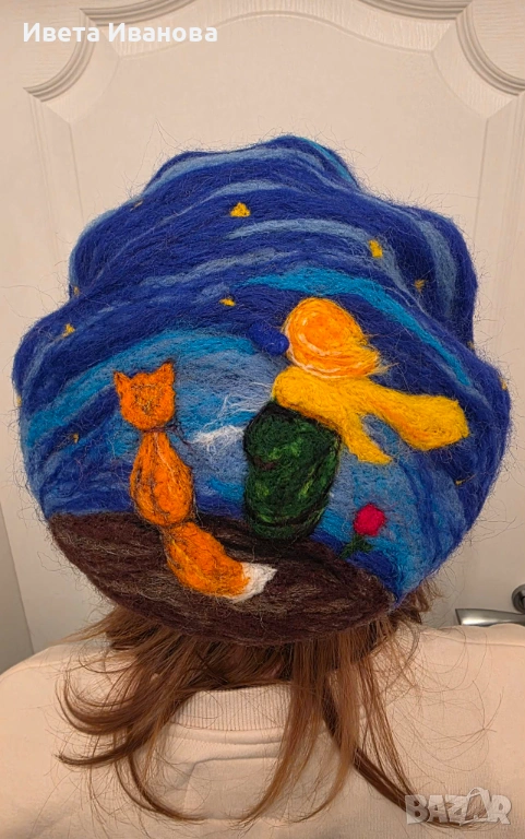 Ръчно изработени вълнени арт барети, снимка 1