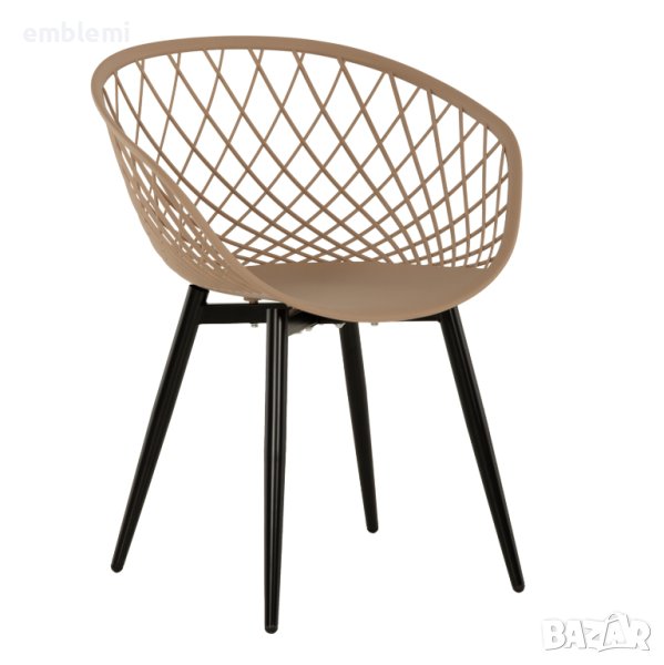 Стол трапезен ARMCHAIR ARIADNE HM8001 бежав, снимка 1