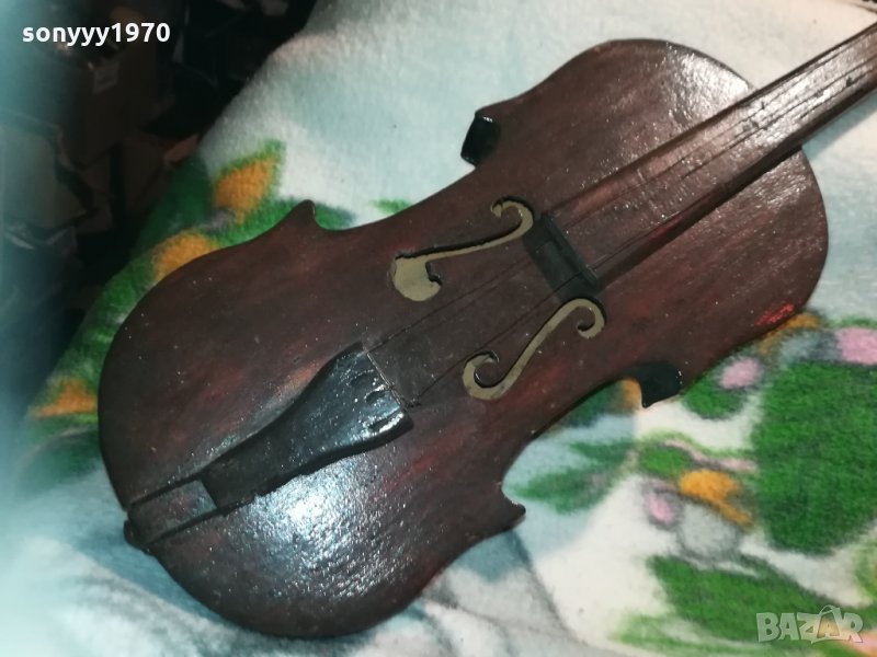 АНТИКА цигулка-стара цигулка за декор 0311210855, снимка 1