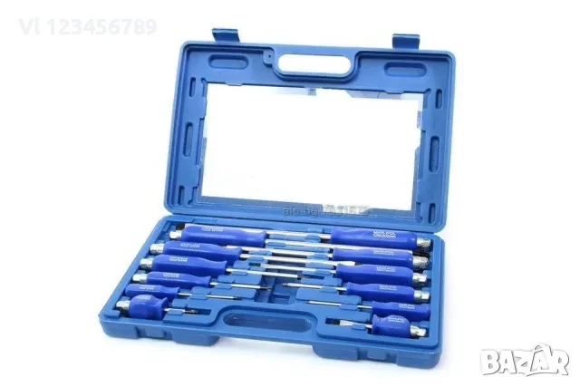 Комплект 12 части професионални ударни отвертки Mar-Pol, снимка 1