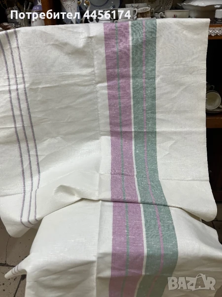 Българска покривка с етикет Размер 150/150 см Информация на последната снимка  , снимка 1