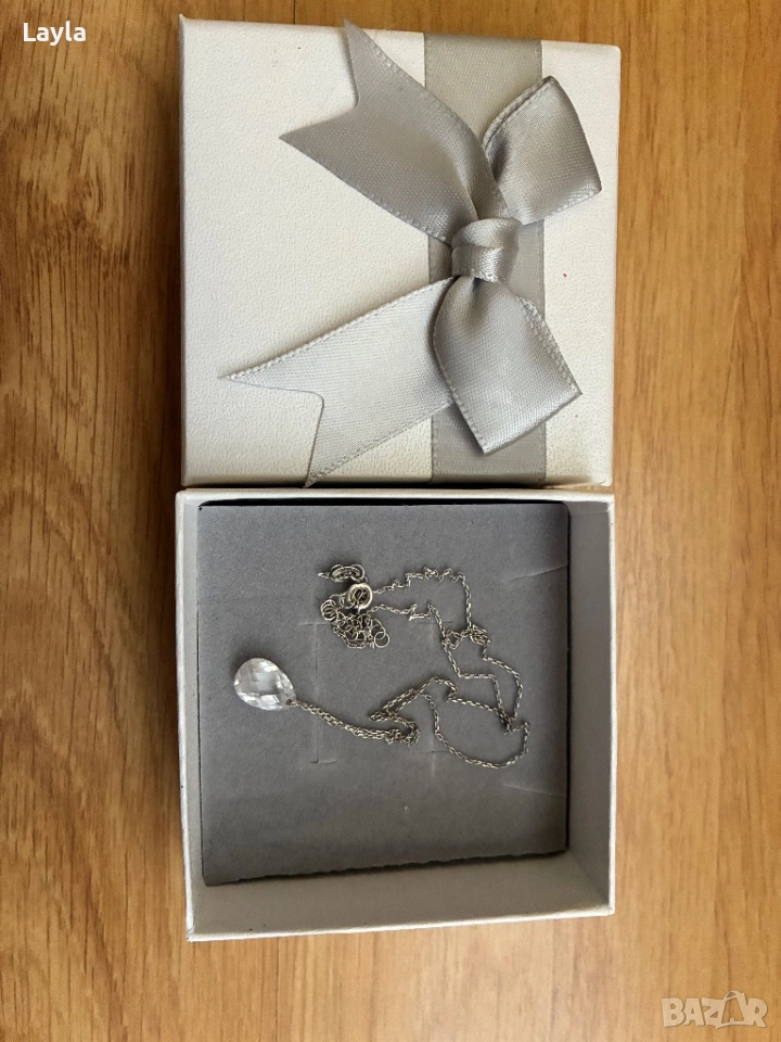 Сребърно колие, снимка 1