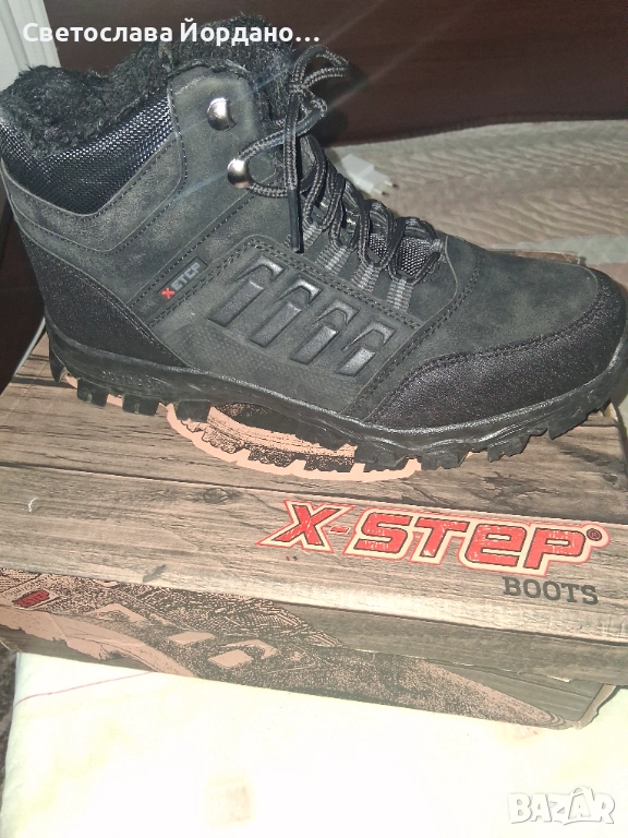 Мъжки боти с цип отстрани и противоплъзгаща подметка, снимка 1