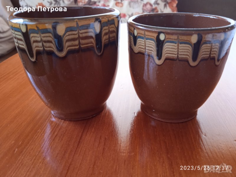 Керамични чаши за греяна ракия, снимка 1