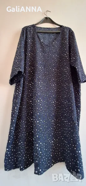 СТРАХОТНА ЕФЕКТНА РОКЛЯ 4XL-5XL, снимка 1