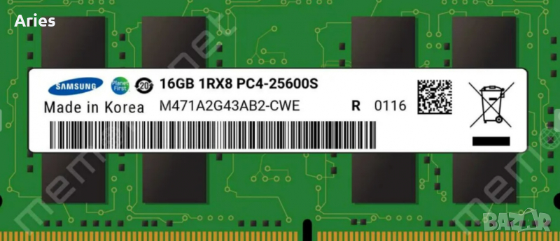 Памет за лаптоп Samsung, 16GB, 3200Mhz, M471A2K43DB1-CWE, снимка 1