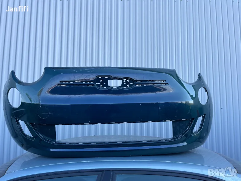 Предна броня със капак за халоген за Фиат 500 след 2000г.-Електрически, снимка 1