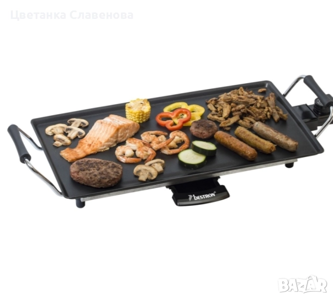 Скара за печене Bestron ABP602,2000W, 47x26 ,незалепващо покритие, снимка 1