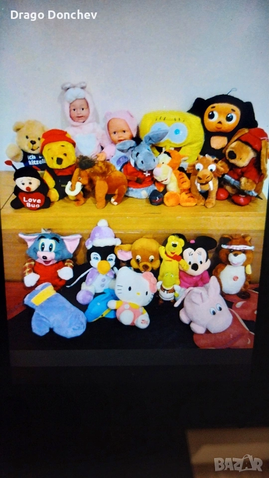 плюшени играчки в перфектно състояние,един чувал, снимка 1